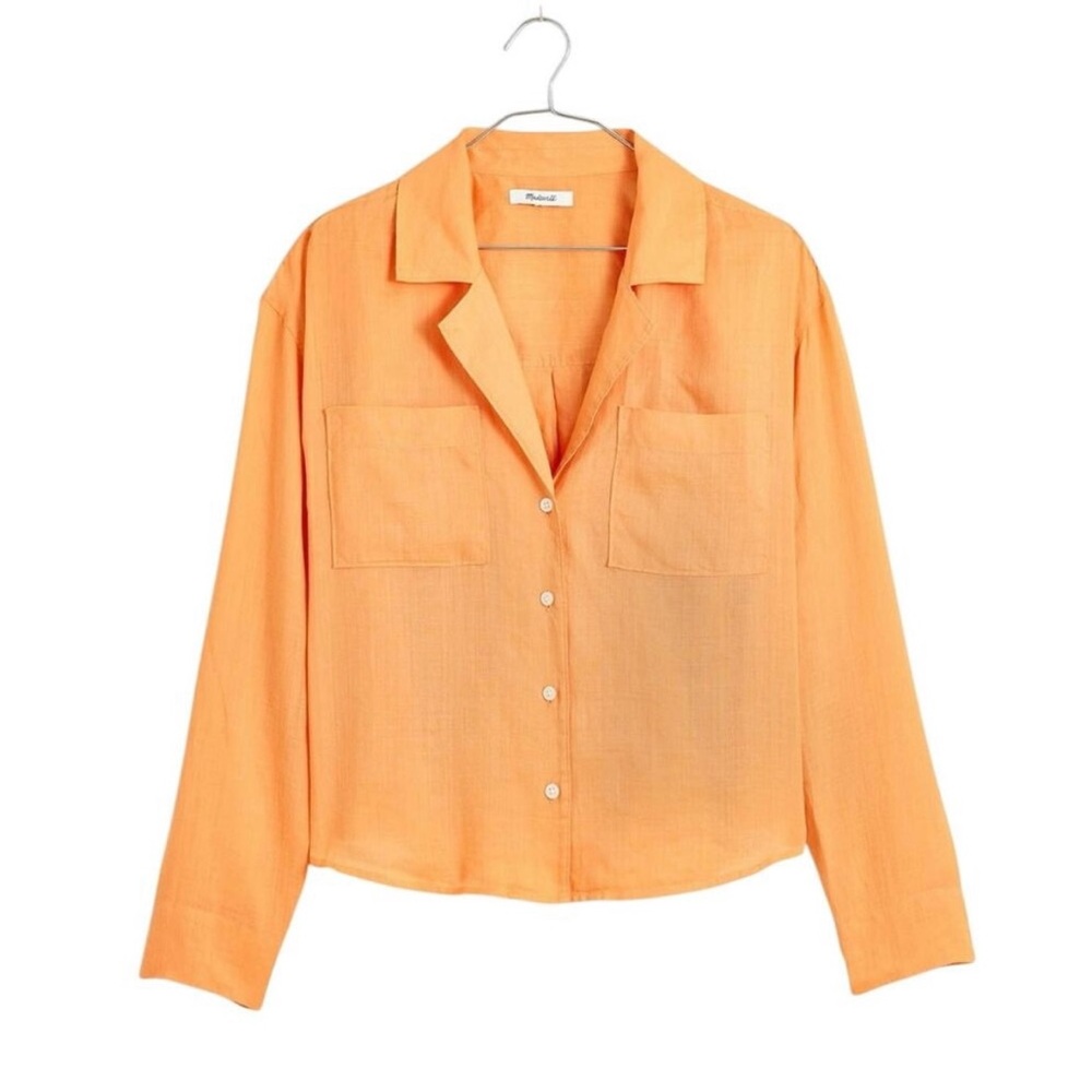 NWT Madewell Resort Long sleeve Button-Up Shirt